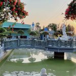 Khuôn viên lan can đá